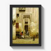 The Courtyard of a house in Cairo by Willem de Famars Testas - thumbnail_1_bf_66fda4308213847b6f357a4b